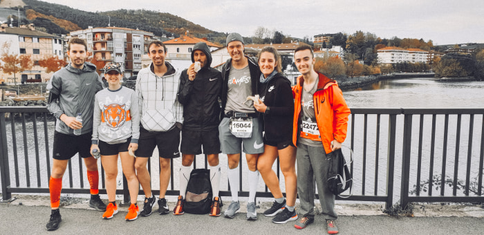 Behobia/San Sebastián pre-race group photo